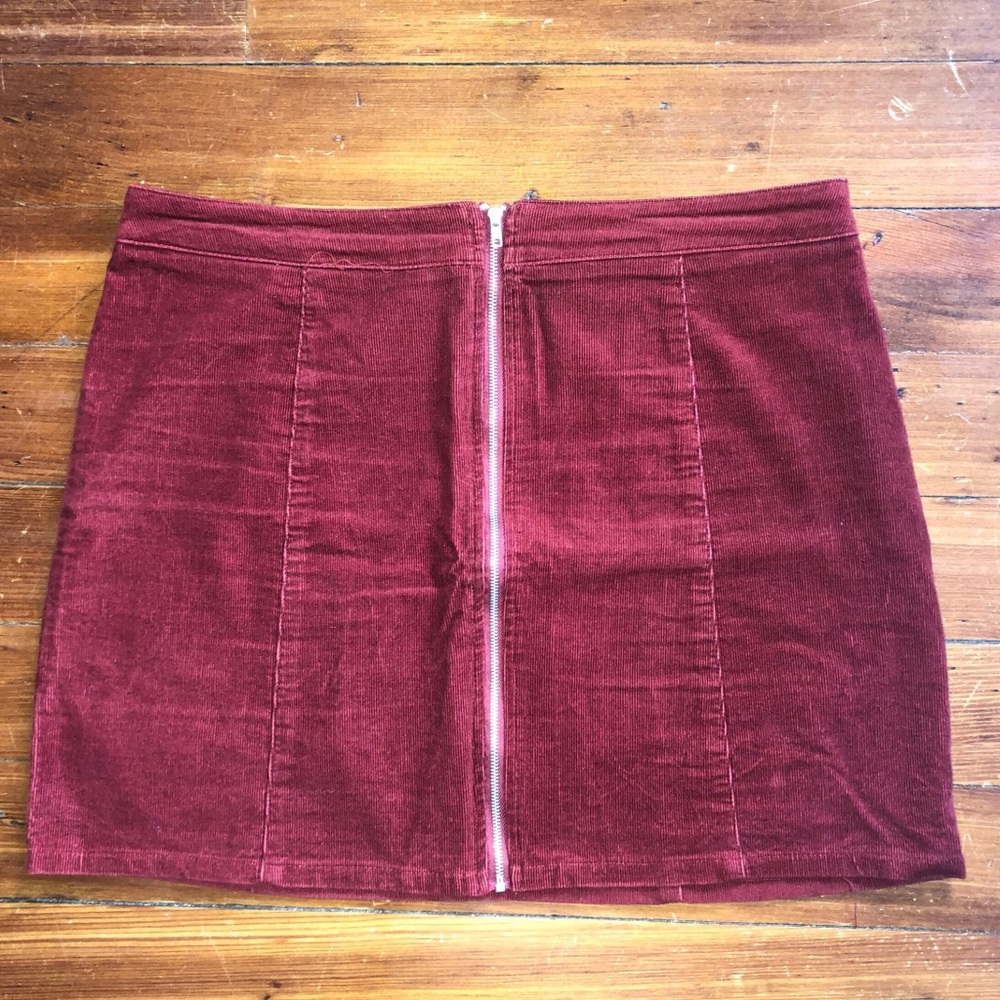 Corduroy skirt